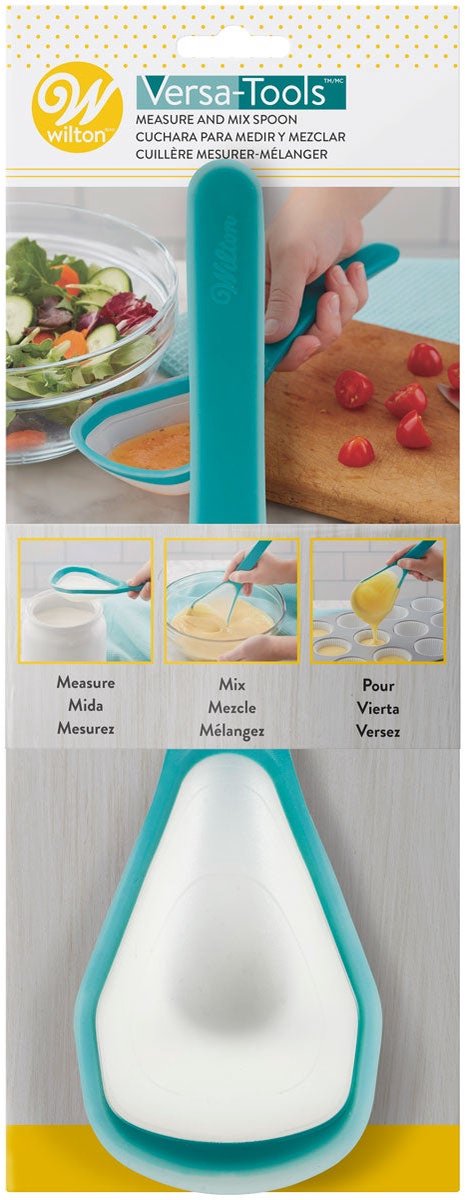 Wilton Versa-Tool Maatlepel - Siliconen Lepel - met Schenktuit - 28 cm