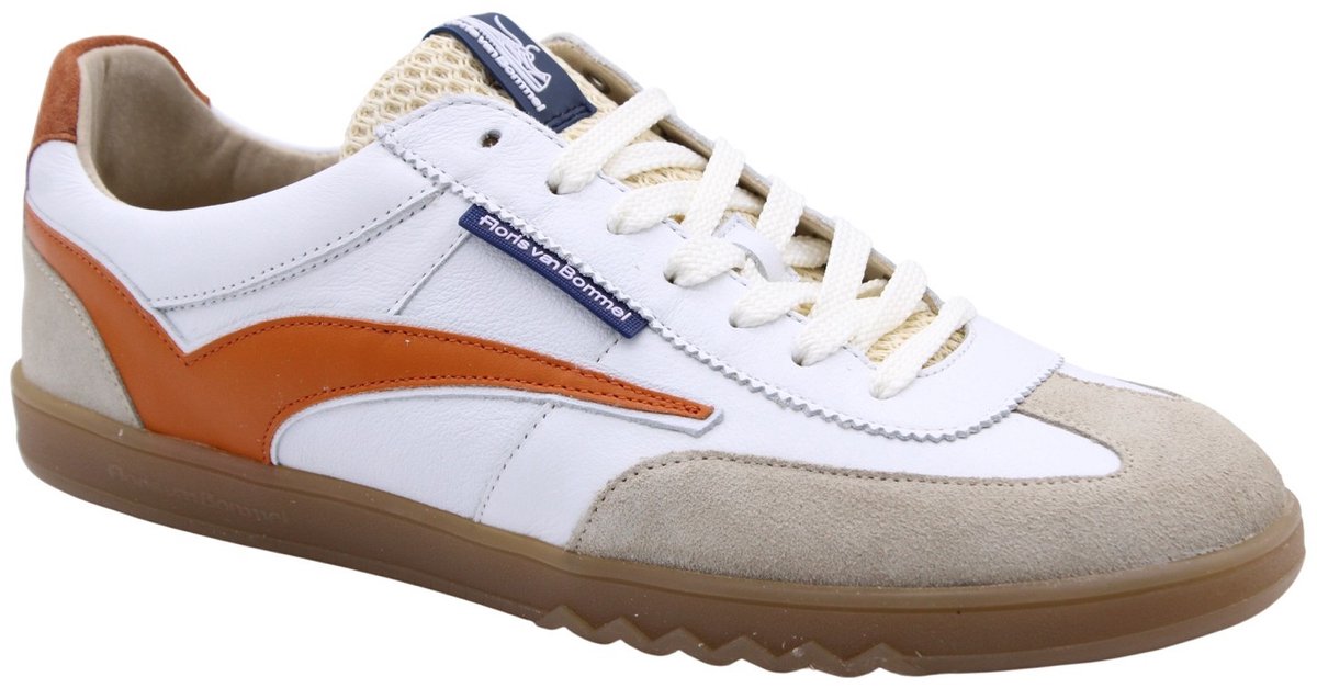 Floris Van Bommel Sfm-10224 De Zaler Sneakers - Leer - Heren - Wit - Maat 44