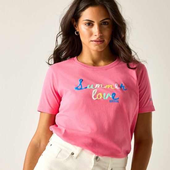 Dames Filandra IX T-shirt met korte mouwen en grafische print