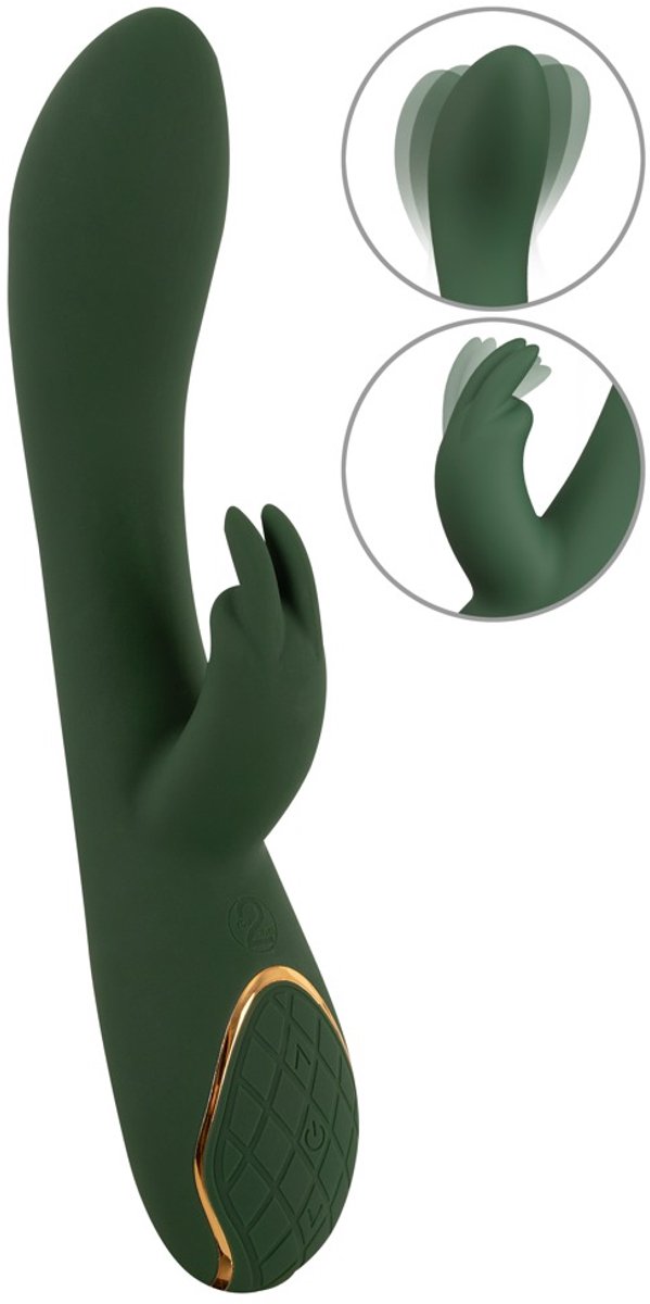 Emerald Love Luxe Rabbit Vibrator Groen