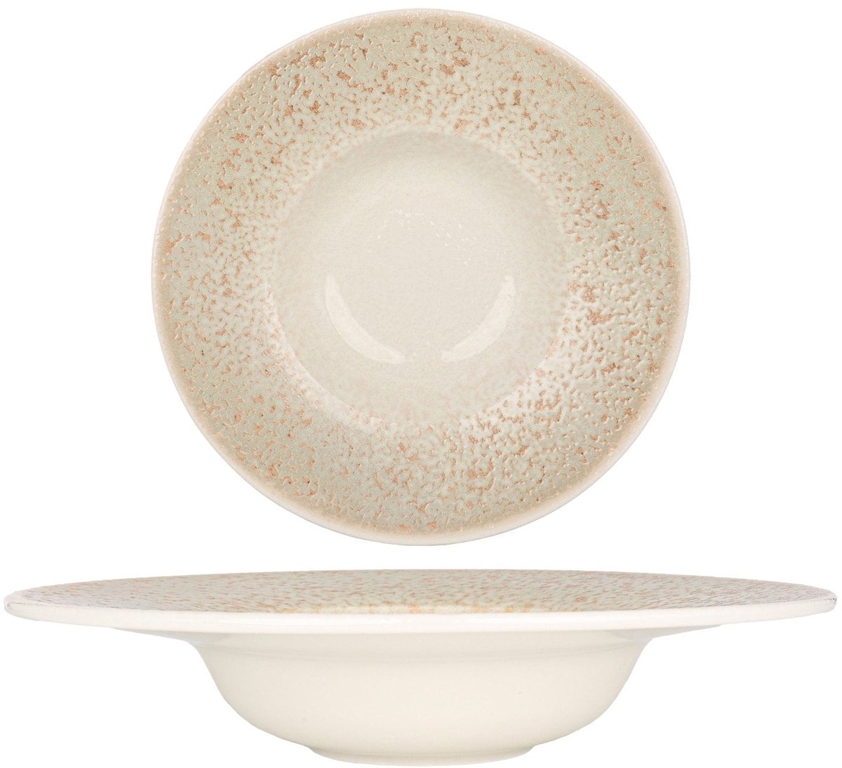 By Bone Pastabord - Natura - Porselein - 28 cm (480cc) - set van 2
