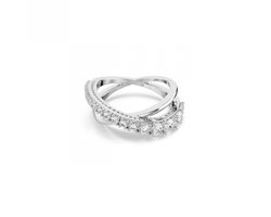 Swarovski Hyperbola Spin Rings Motif Ring Jewelry 5714952 Swarovski Kristal 55