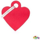 Myfamily Small Heart Aluminum Red