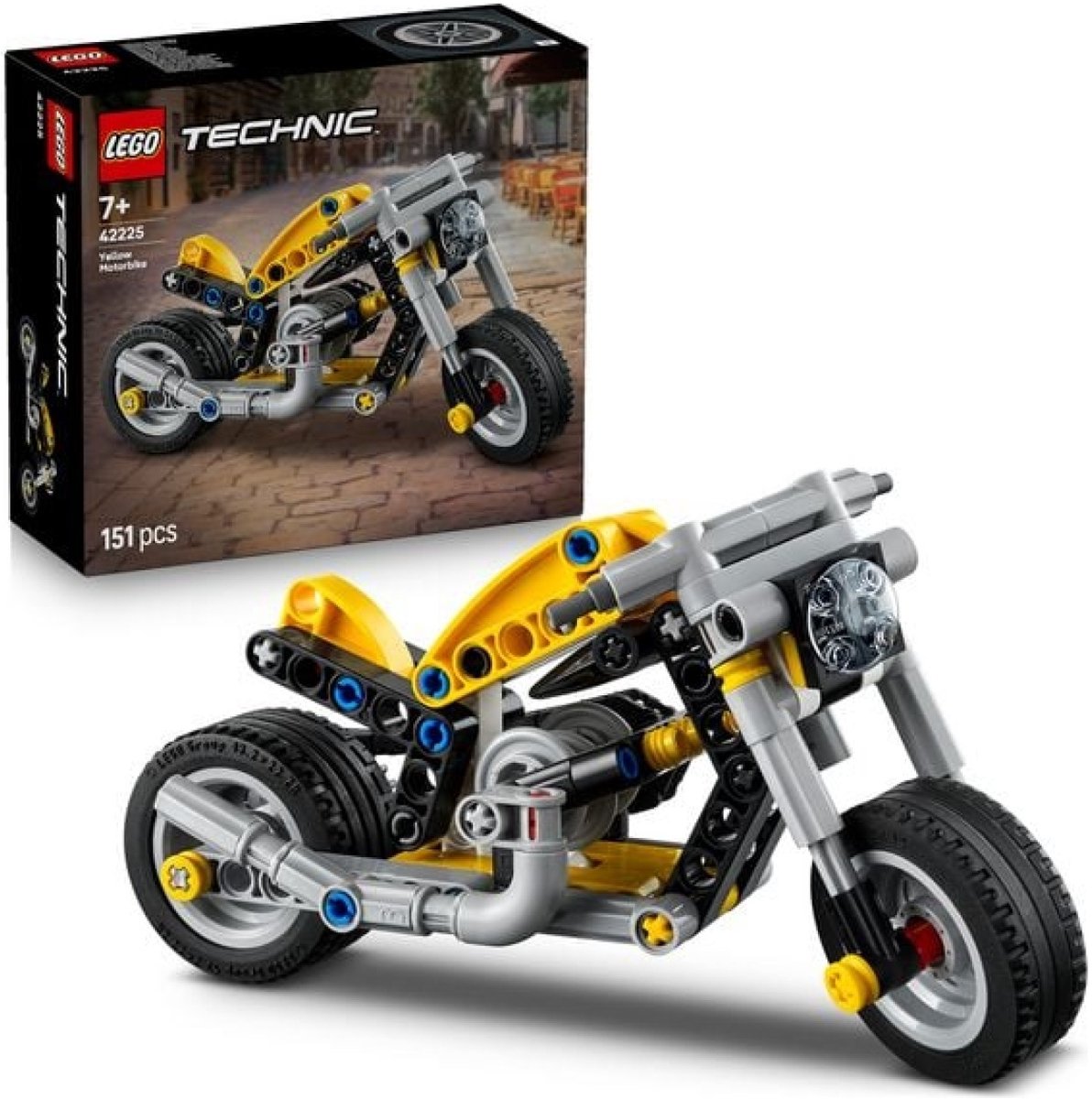 LEGO Technic - Gele Motor Speelgoed voor Kinderen vanaf 7 Jaar - 42225 — afbeelding 16