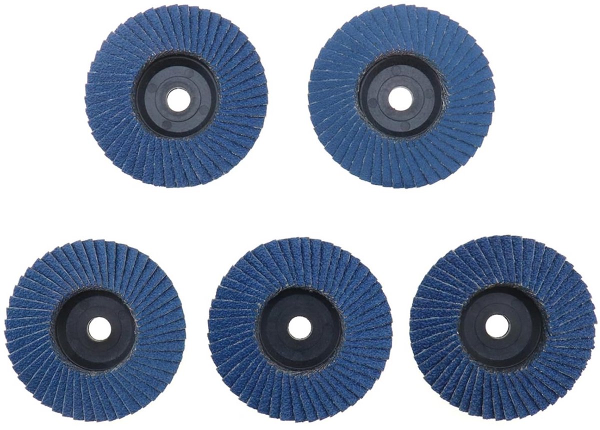 10 Stuks Lamellenschijven Set Assortiment voor 76 mm Haakse Slijper