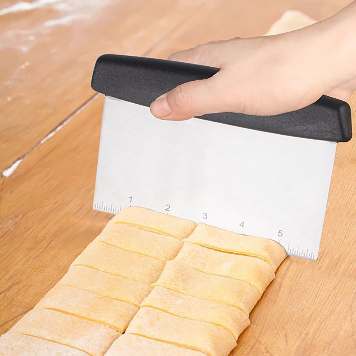 Oneay Multifunctionele RVS keukenschraper – Reinigingsgereedschap voor kookplaat, oven en werkblad