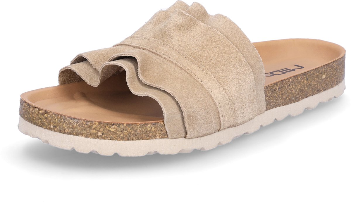 MIDS MIRABEL Dames muiltjes beige