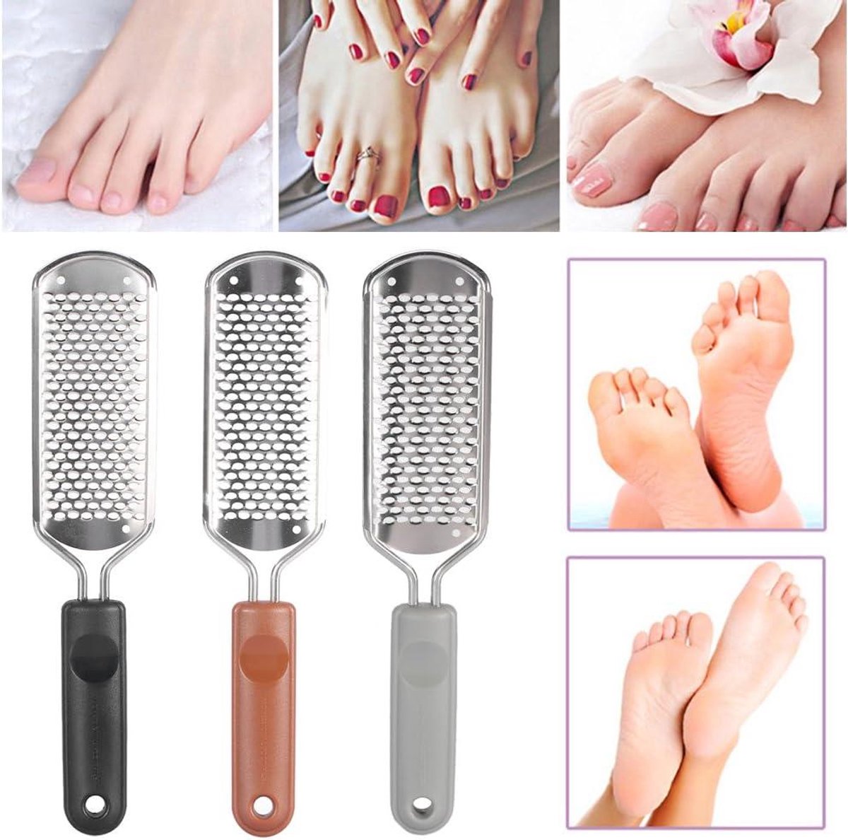 Pedicure voetrasp voor het slijpen en verwijderen van eelt - 3 kleuren beschikbaar