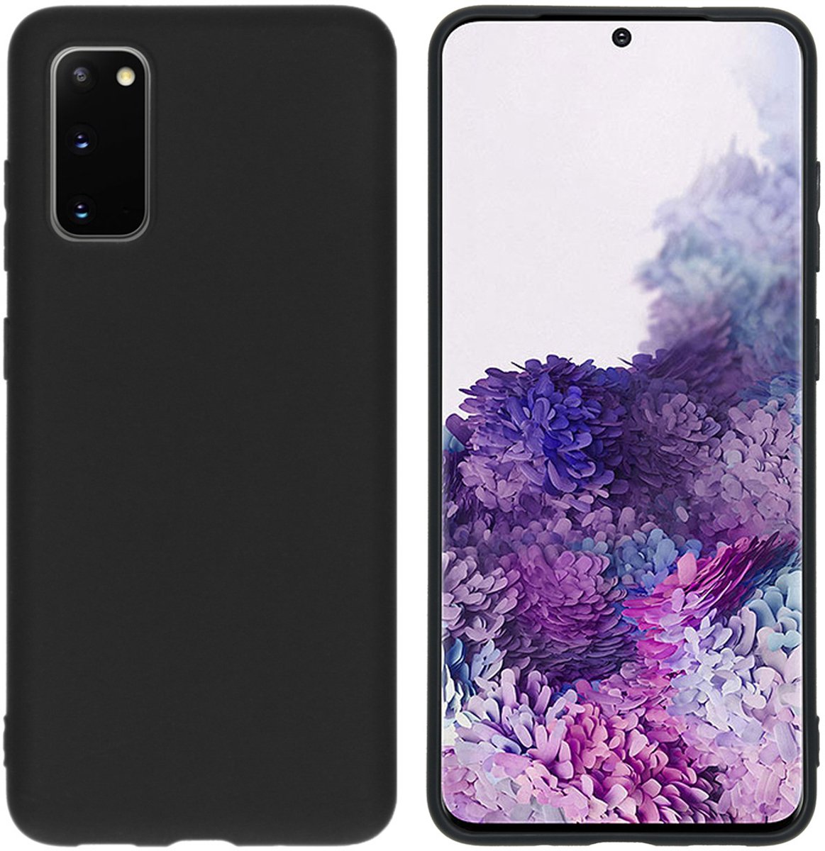imoshion Hoesje - Geschikt voor Samsung Galaxy S20 - Color Backcover - Zwart