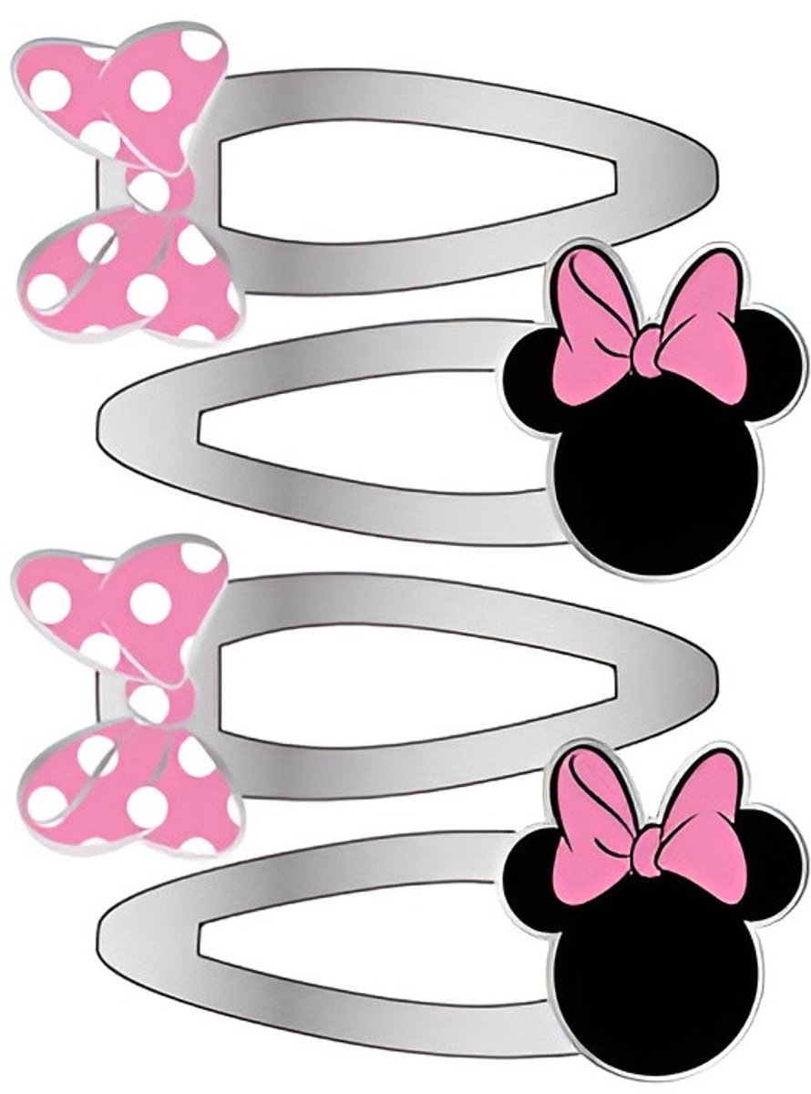 Disney Minnie Bow haarclipset 4 pcs