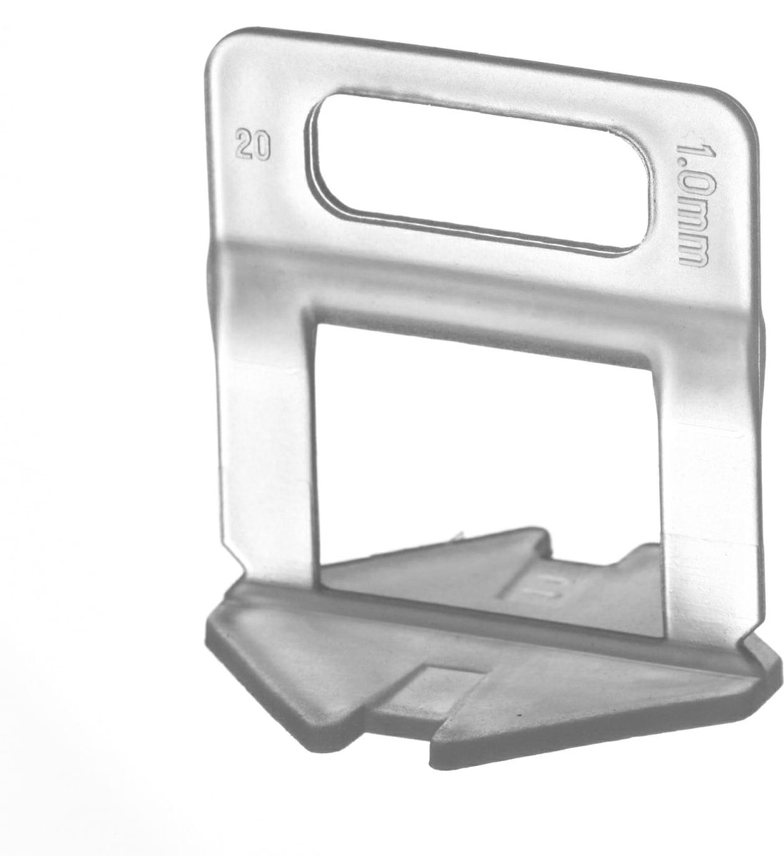 Tegelclips 1 mm | leveling clips | 100 stuks