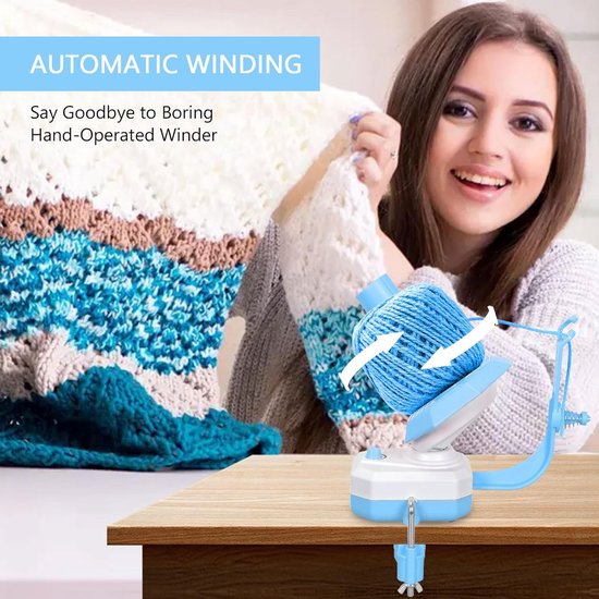 Elektrische Garenopwinder en Bolmachine met Dubbele Veer - Automatisch Opladen — afbeelding 3
