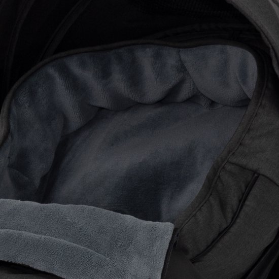 Voetenzak Novi Uni Cozy Black Melange van Merkloos — afbeelding 4