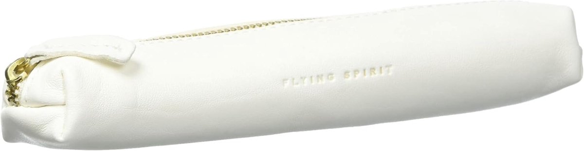 Kleine Etui van Zacht Lamlevensleer – 19 x 4 x 2,5 cm – Gladde Afwerking – Wit