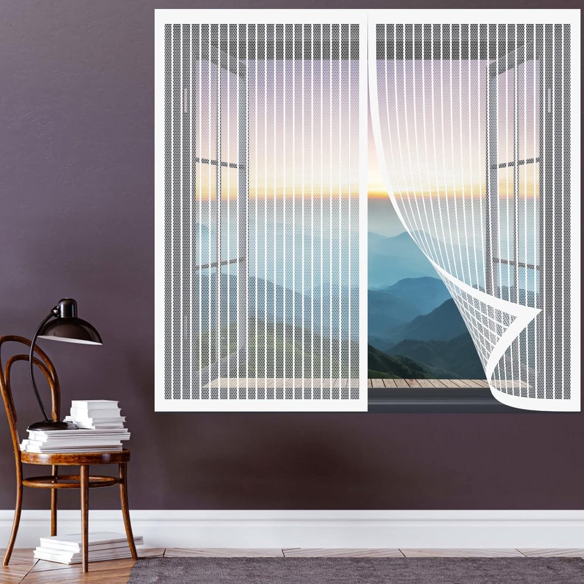 Universeel Magnetisch Hor voor Deur en Raam 80x65 cm - Eenvoudige Montage