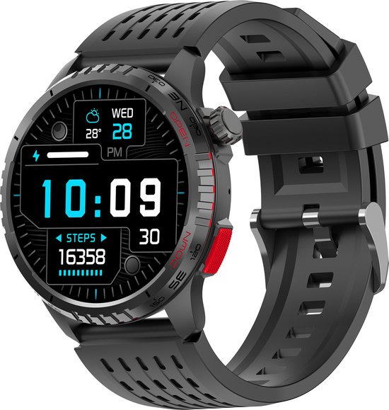Denver Smartwatch – AMOLED – Bluetooth – 100 sportmodi – Hartslagmeter – Volledige belfunctie – Android iOS – SWG345