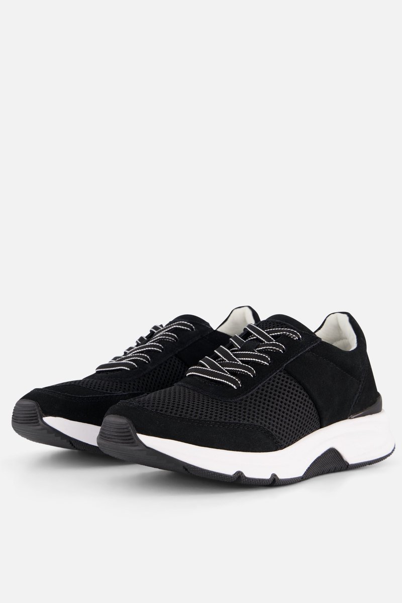 Gabor Rollingsoft Sneakers zwart Suéde - Maat 42.5