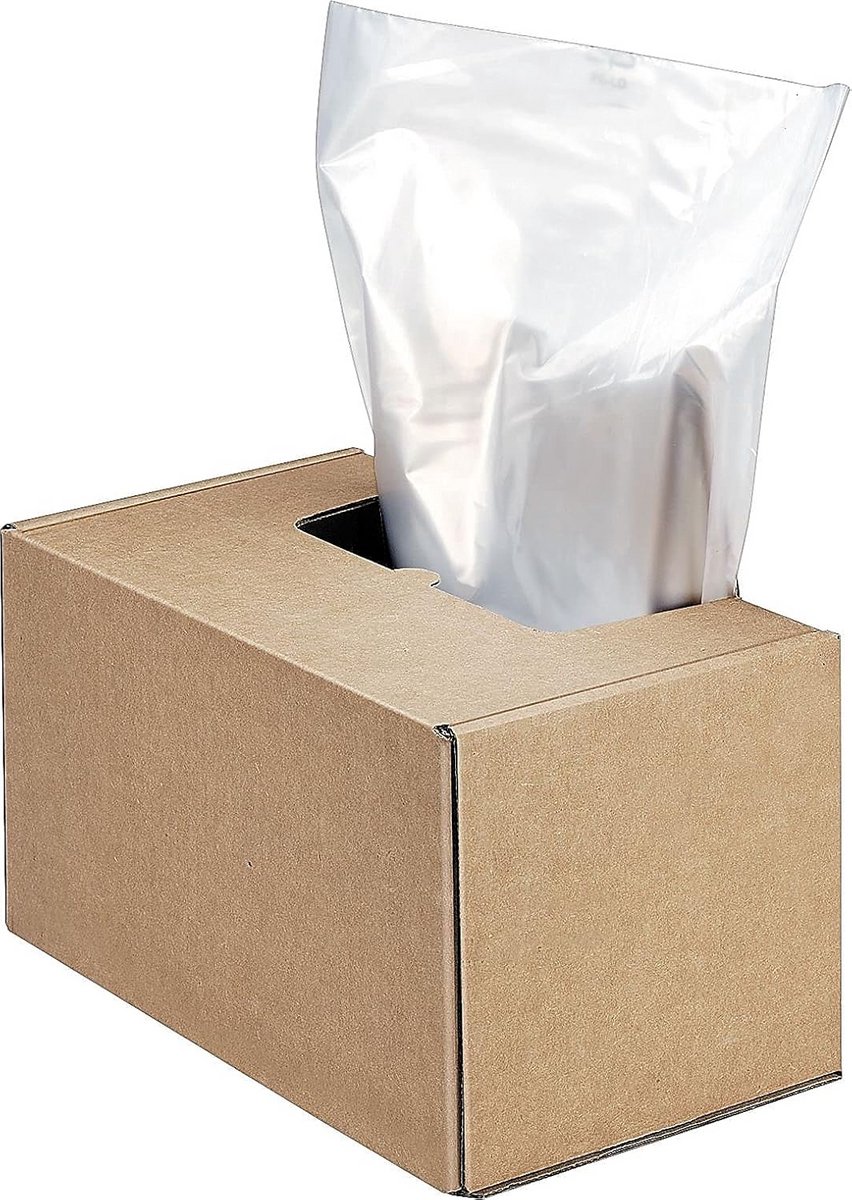 Vervangingszakken voor Paper Shredders | 50 Liter | Doorzichtig
