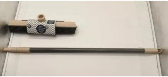 Benson Bezem rubber + steel - 40 cm - + metaal - makkelijk te reinigen - 120 cm - met ophangoog in de steel van Benson — afbeelding 4