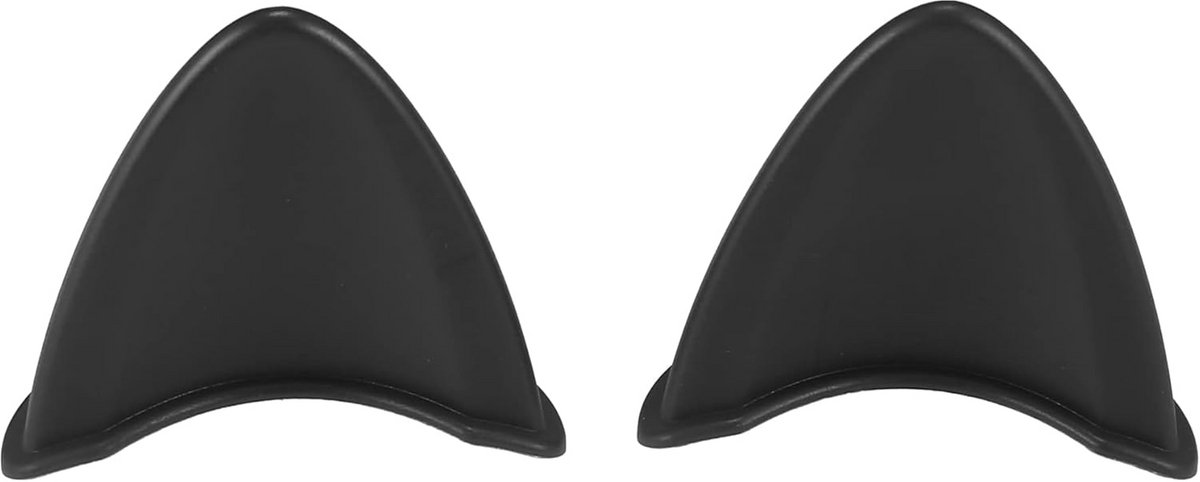 Motorhelm Decoratie Accessoires Oorvormig Zwart Voor Motorfiets en Fiets