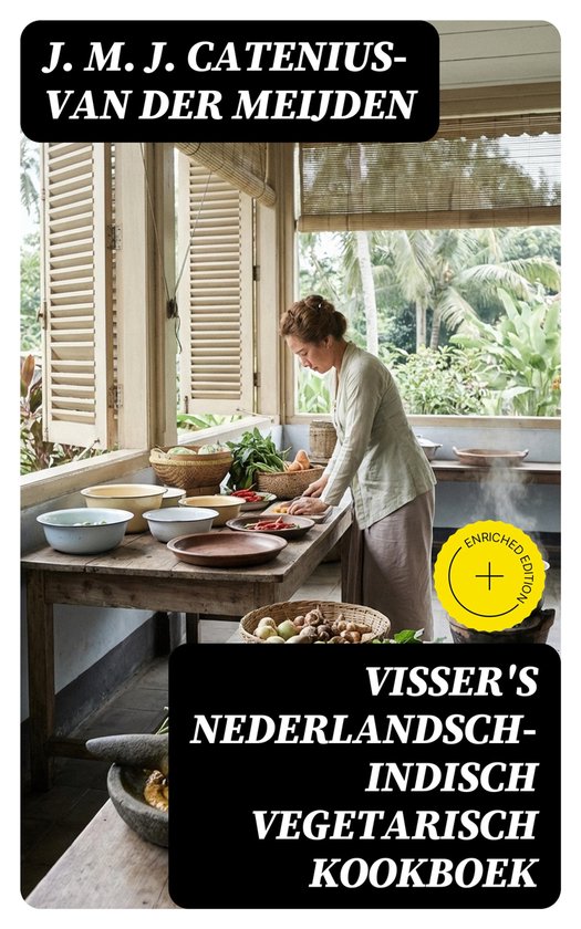 Visser's Nederlandsch-Indisch Vegetarisch Kookboek - cover