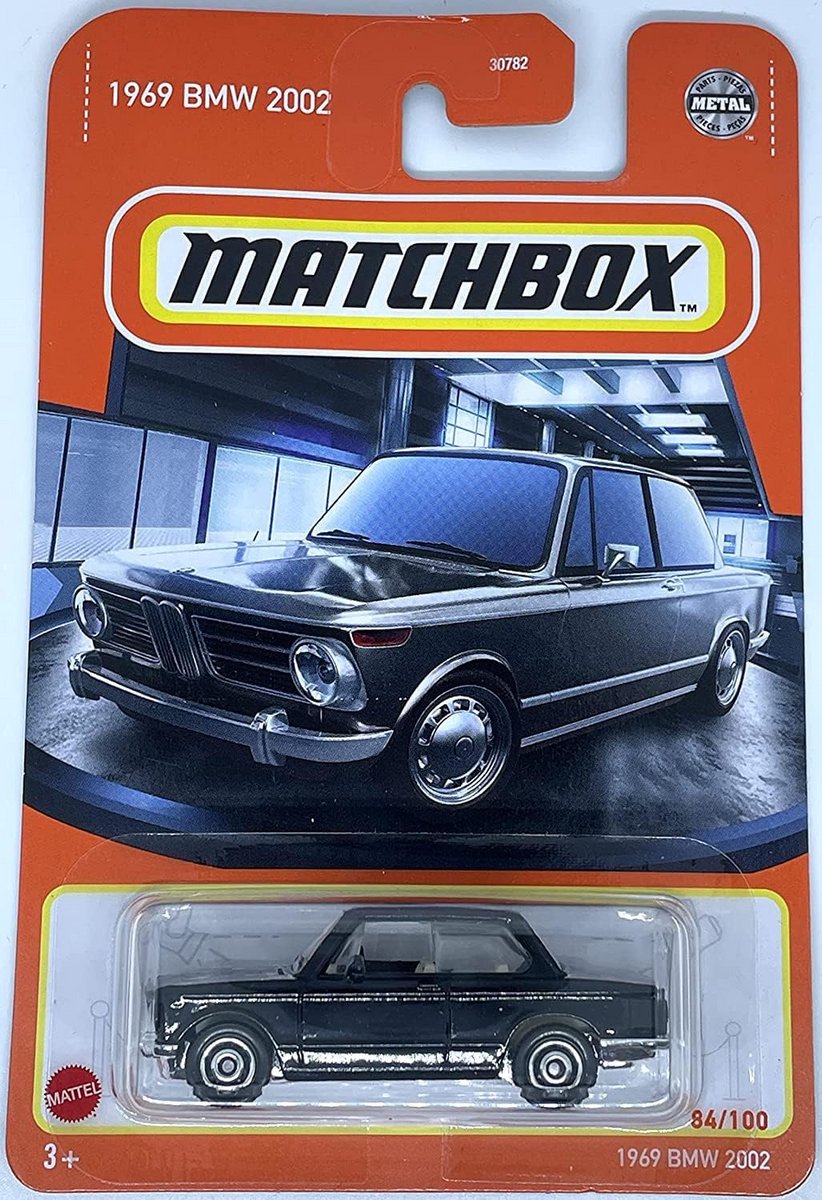 Klassieke Diecast Modelauto BMW 2002 Zwart