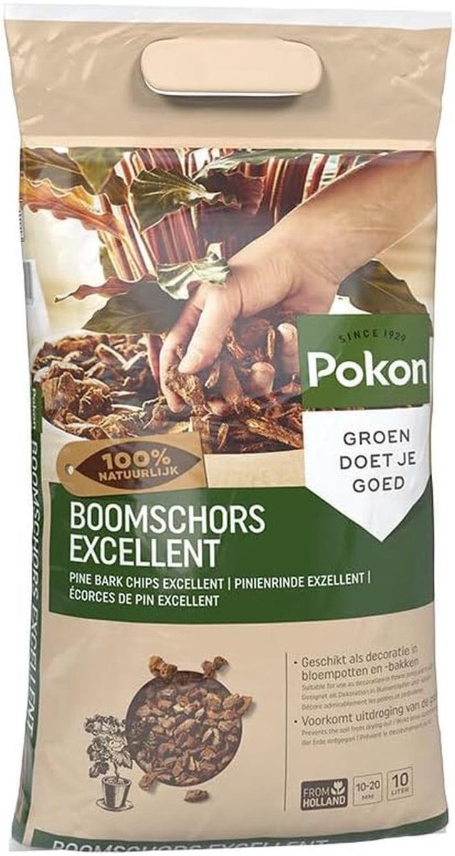 Decoratieve Boomschors 10L voor Klimaatregulatie in Potten en Bakken