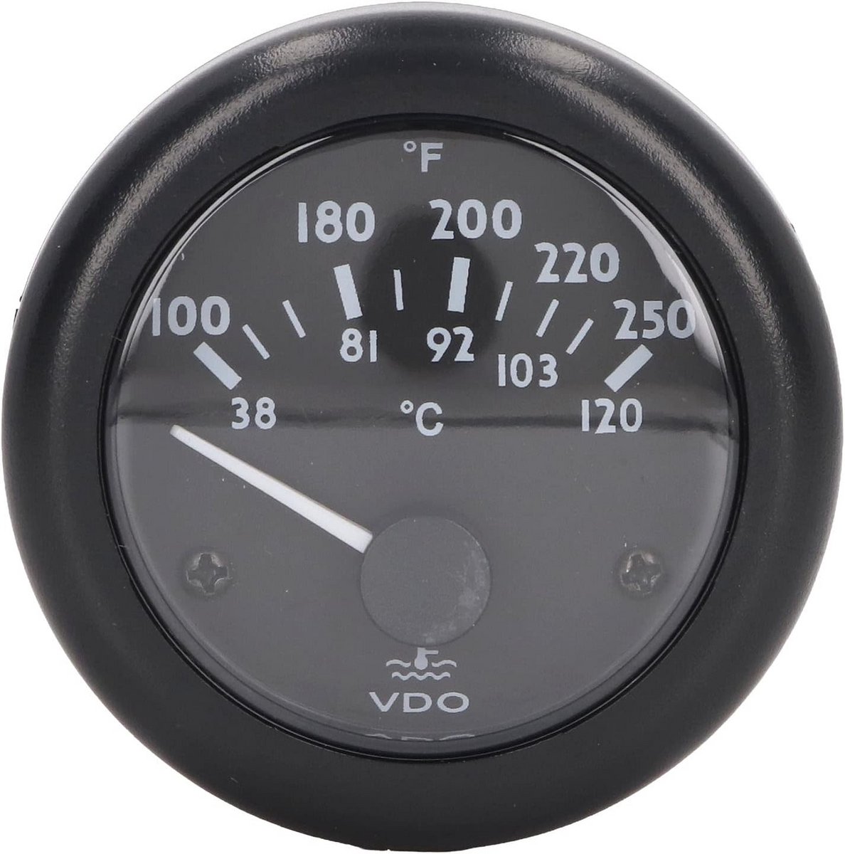 Universele Water Temperatuurmeter Auto & Boot - 52mm Dubbele Weergave Celsius/Fahrenheit