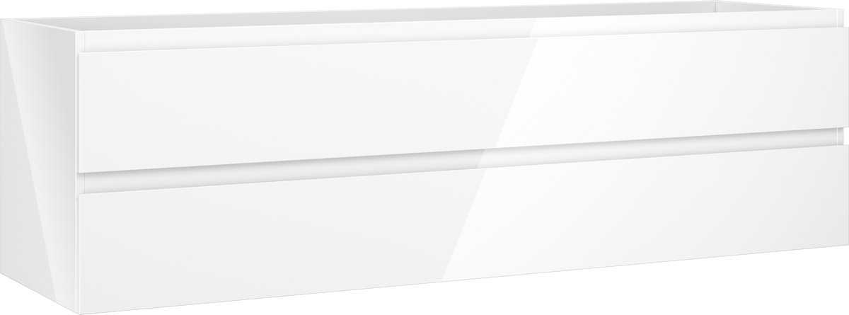 Mexen Orio badkamerkast onder de wastafel 160 cm, 2 laden, wit glans - 91A10-16047-2-BFF00