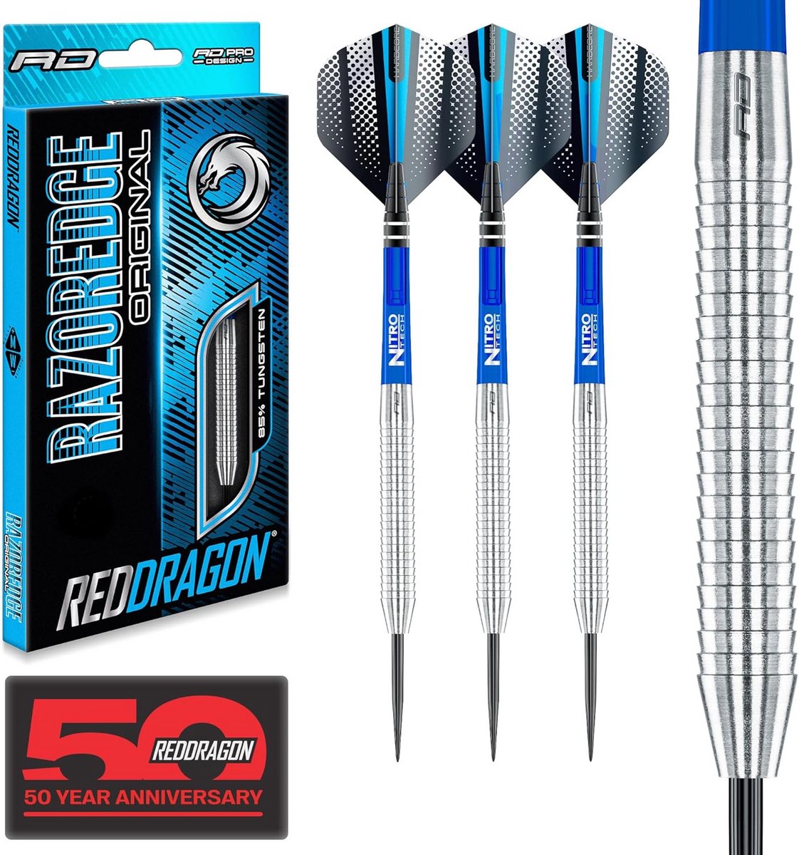 Professionele Tungsten Dartpijlen met Flights en Shafts, Diverse Gewichten