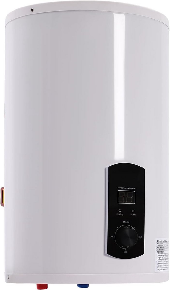 Elektrische Boiler 30 Liter voor Keuken, Douche en Badkamer - Compact Warmwaterketel