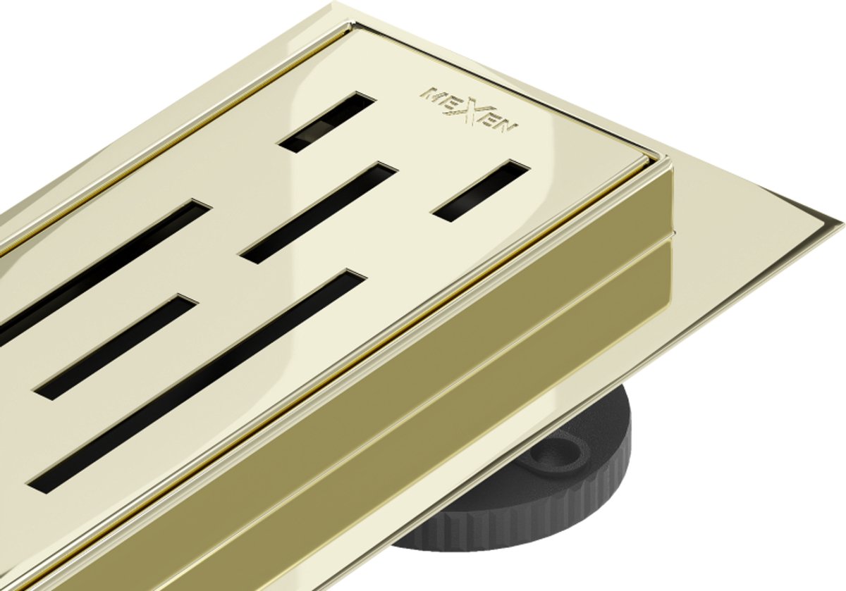 Mexen Flat 360° M01 draaibare lijnafvoer 70 cm, goud - 1520070-40