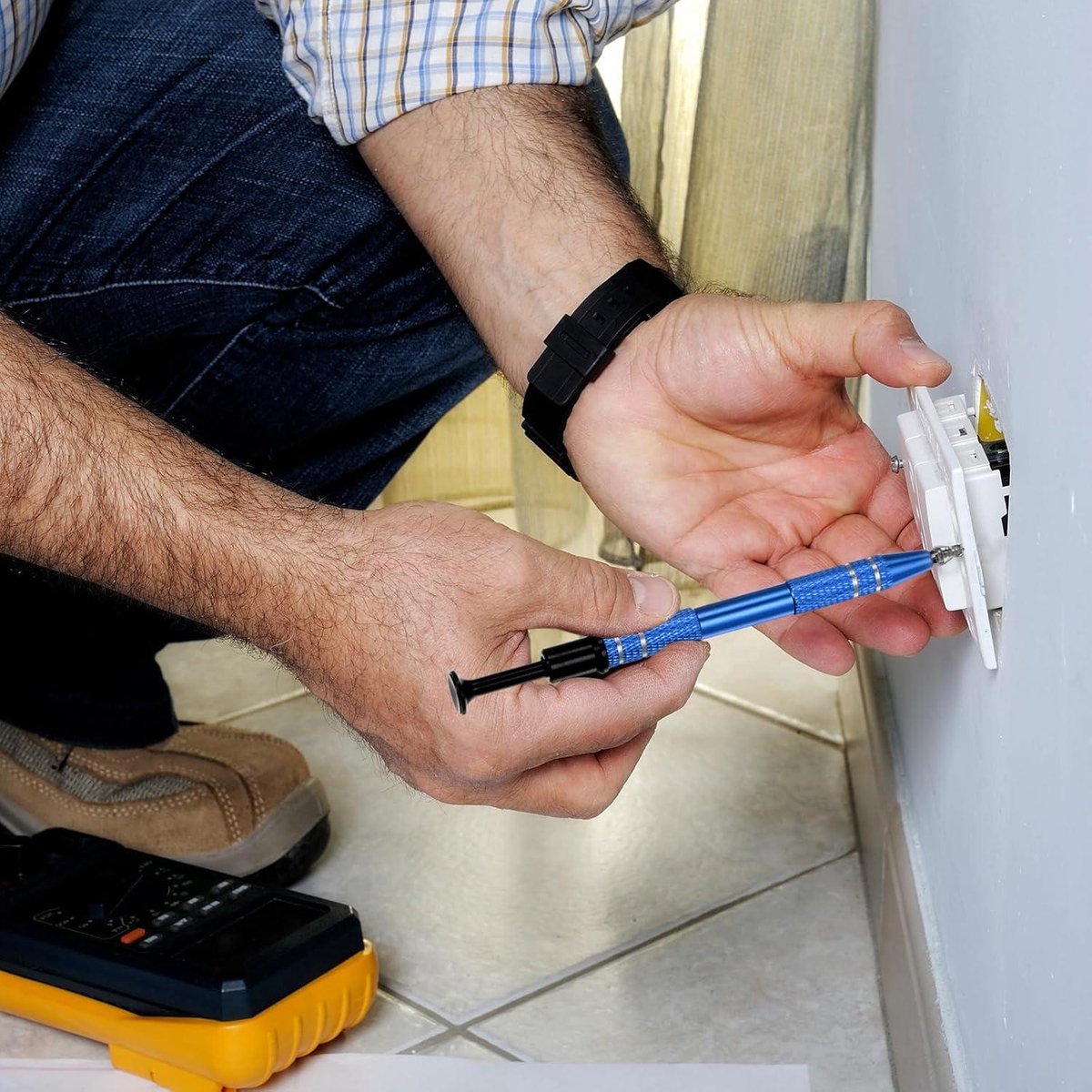 Allecto - 4-klauwopname-gereedschap - kogelgrijper - roestvrij staal - juwelier-opname-gereedschap - 4 tanden - grijper voor IC-chip - elektronische componenten - nagels - klemmen - grijs.