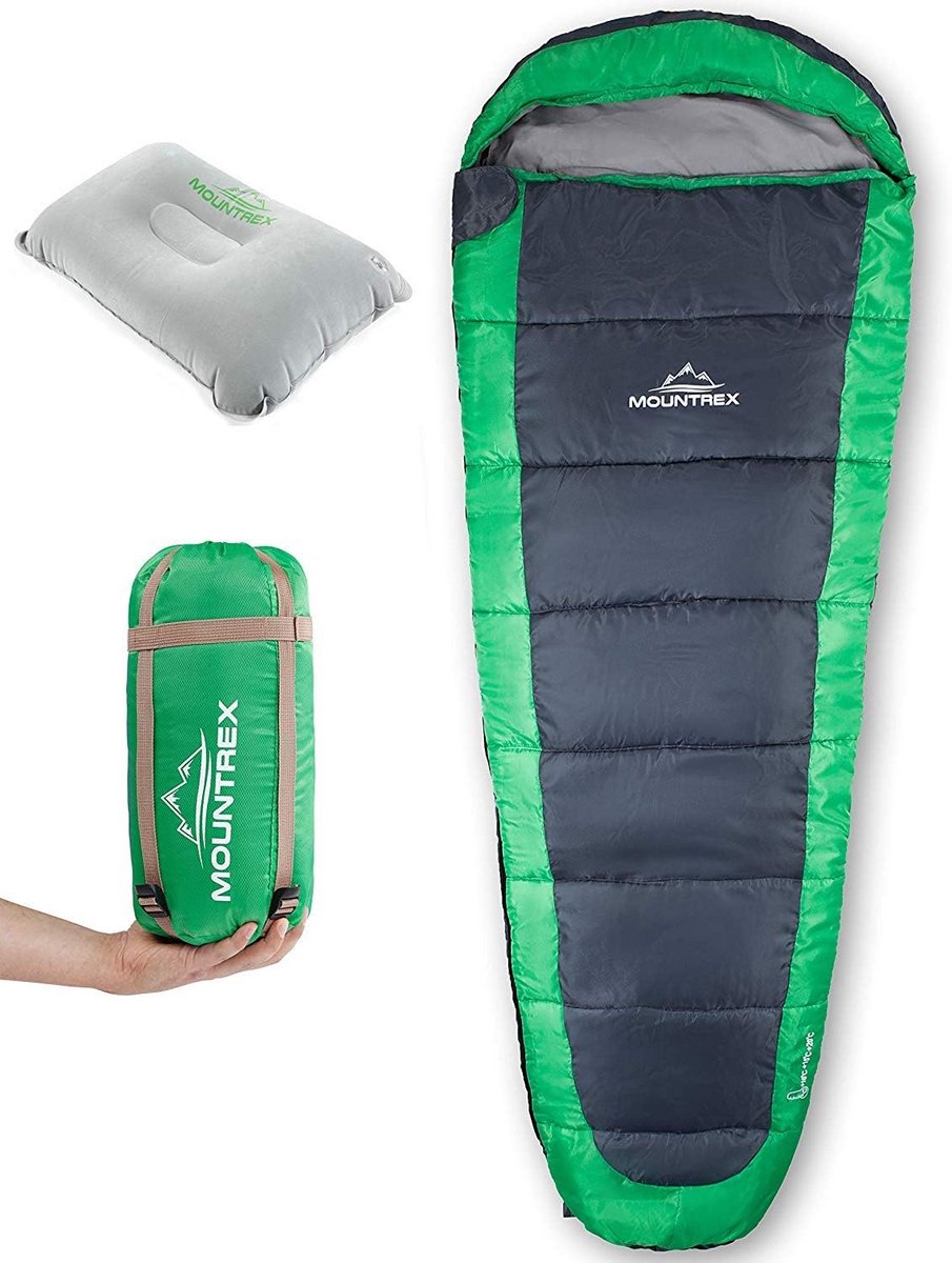 Slaapzak - Slaapmat - Slaapzakken Volwassen - Kampeer Set