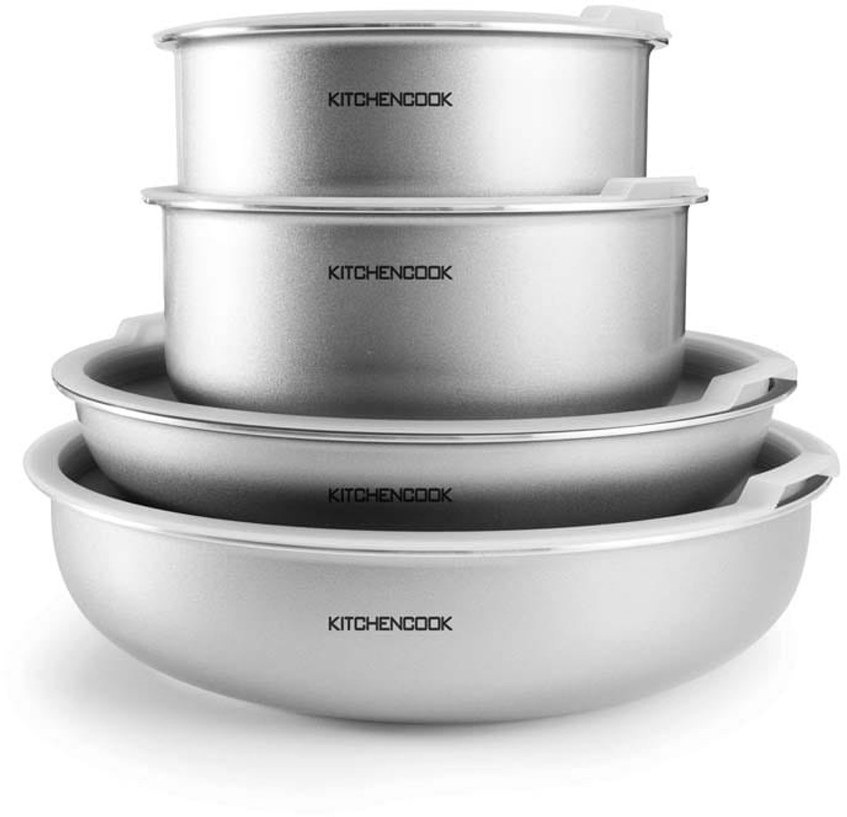 Kitchencook FLEX30 - Pannenset - 30-delig - Afneembare Handgrepen - Anti-aanbaklaag