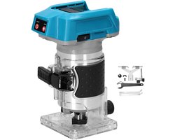Borstelloze Draadloze Bovenfrees – 18V – 600W – Makita Compatibel – Lichtgewicht & Ergonomisch – Voor Houtbewerking & DIY