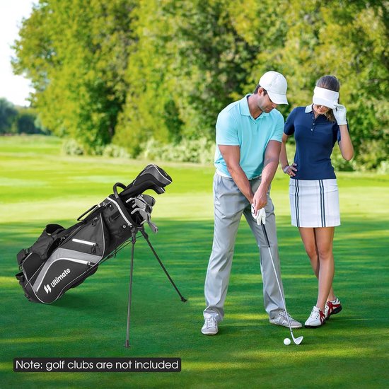 Lichte Golftas met 14 Vakken en Dubbele Schouderriem voor Heren en Dames van Merkloos — afbeelding 3