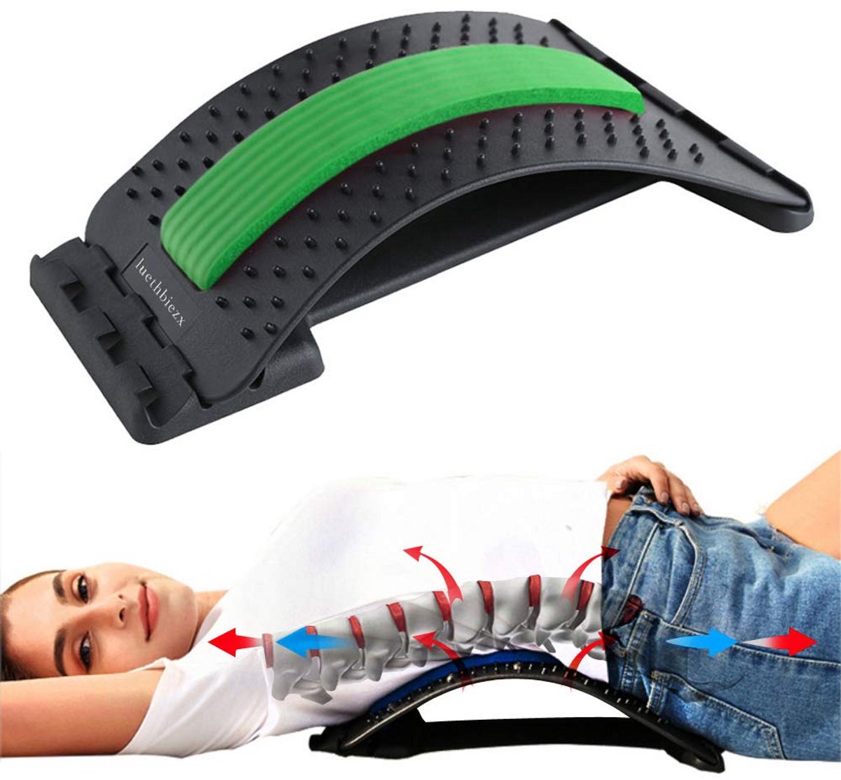 Ergonomische Rugspier Ontspanner en Stretcher voor Pijnverlichting