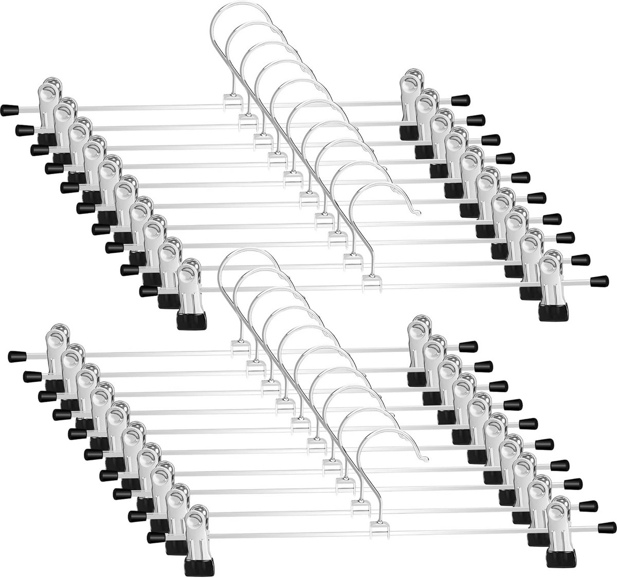 Kleerhangers Rod - Metalen Broeken - Ruimtebesparing