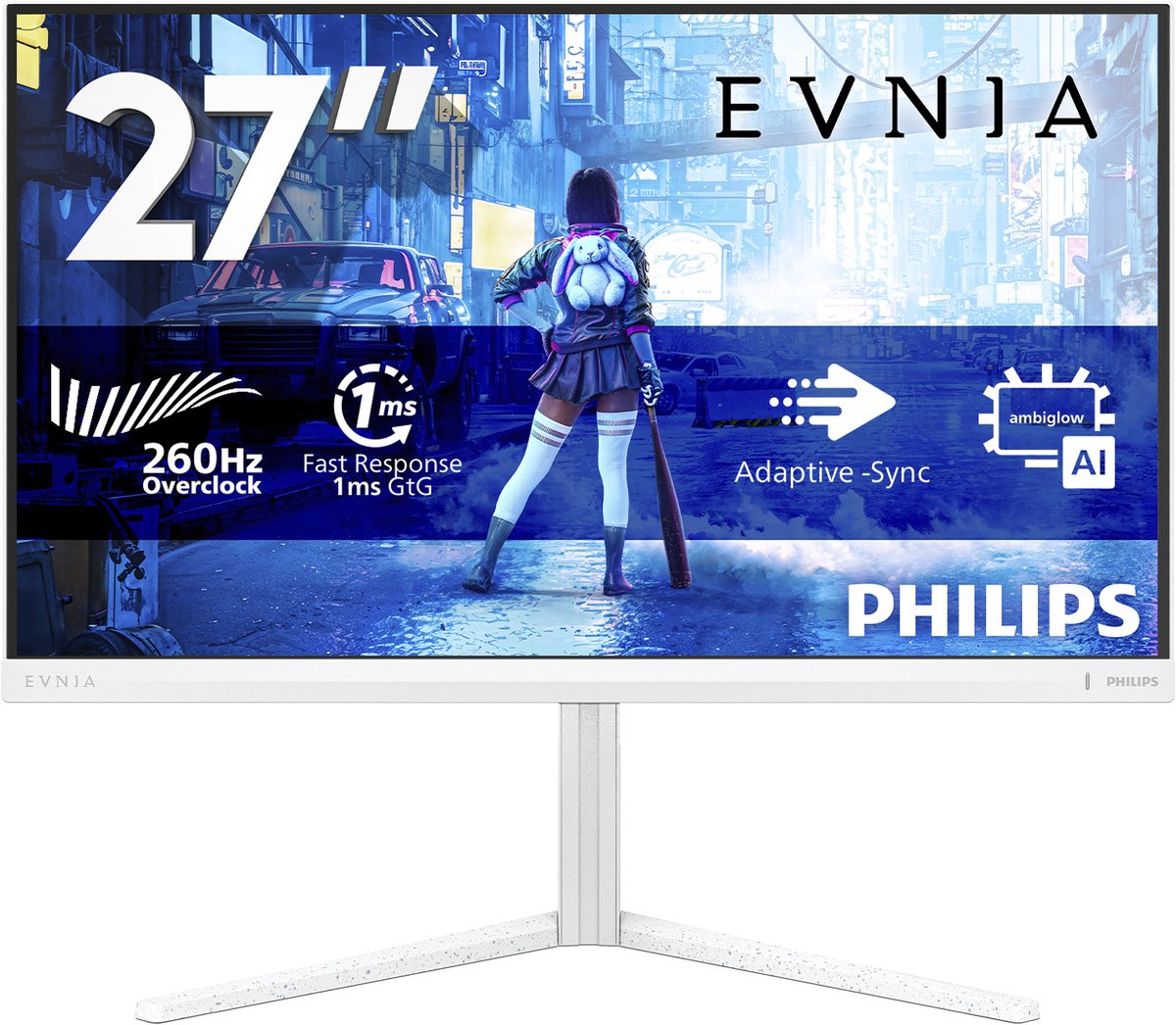 Philips 27M2N5201P/00 computer monitor 68,6 cm (27") 1920 x 1080 Pixels Wit
