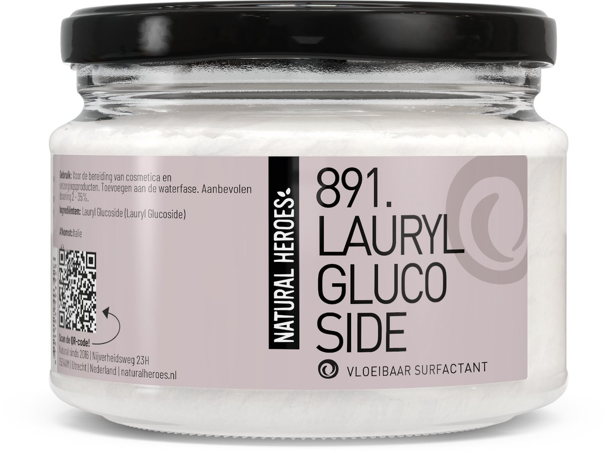 Natural Heroes - Lauryl Glucoside - Vloeibaar Surfactant (Kleine bubbels) 250 ML