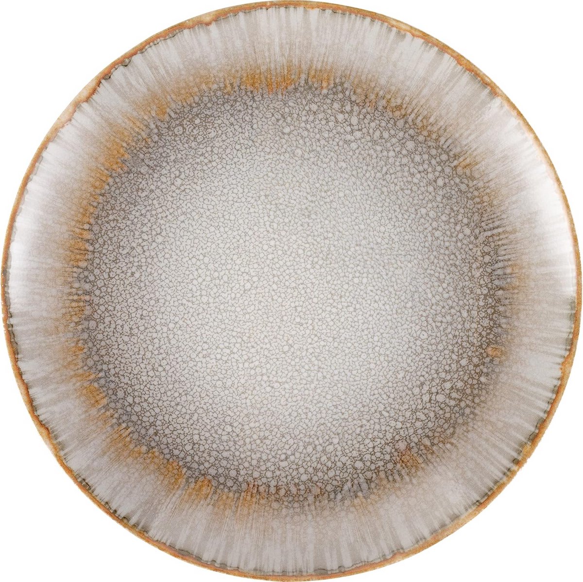 Bordenset 6x Dinerborden Porselein 27cm met Modern Patroon - Luxe Servies