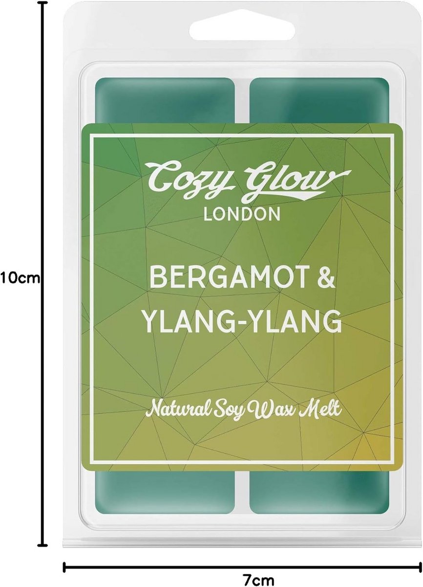 Duo Sojawas Melts Bergamot & Ylang-Ylang - Geurwax voor Warmer