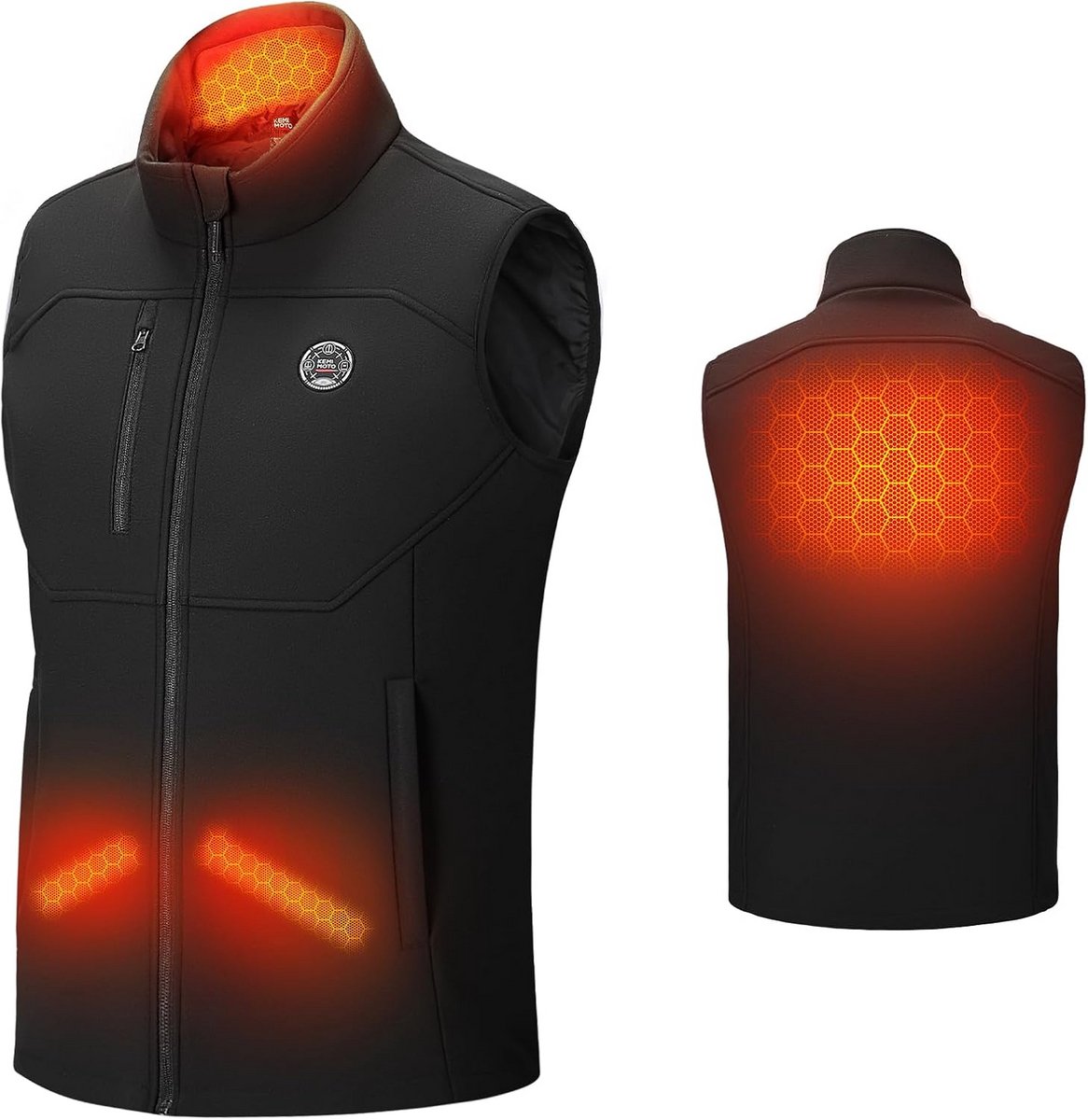 Verwarmd Vest met USB Opladen en Handverwarming voor Heren en Dames