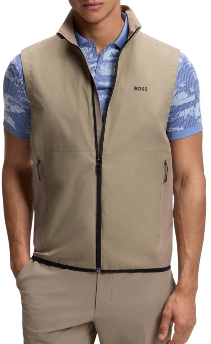 Boss Heren Bodywarmer 50554187/334 Ow Goc Birdie Vest Groen