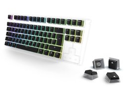 uRage Set keycaps - Doubleshot PBT Pudding - Qwerty - Doorschijnende Pudding-keycaps