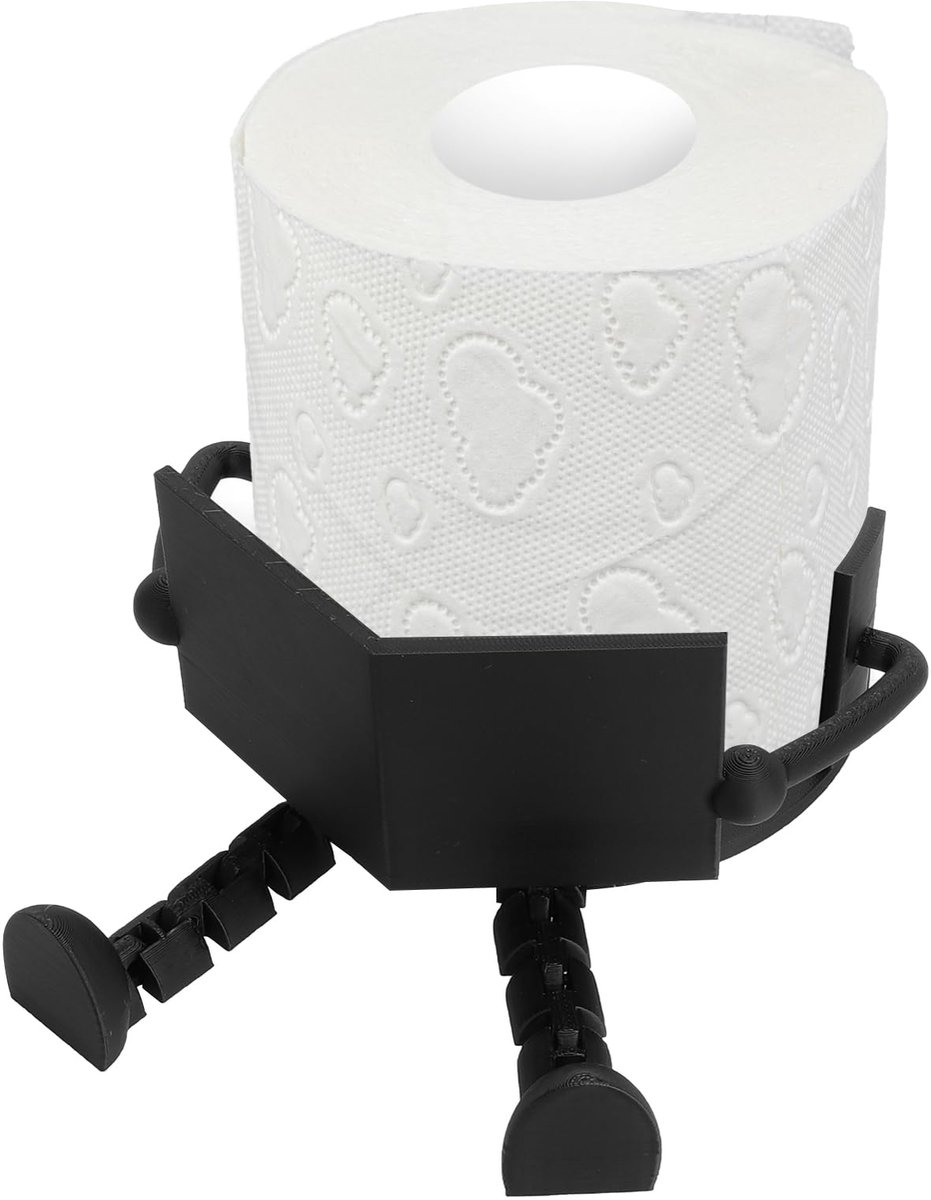 Toiletpapierhouder - Ruimtebesparend Design - Geschikt voor Standaard Rollen