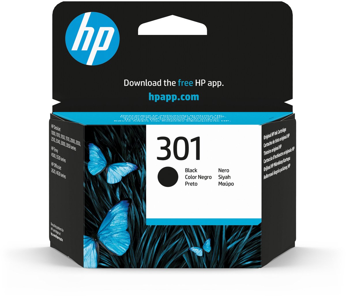 HP cartridge 301 - Instant Ink (Zwart)