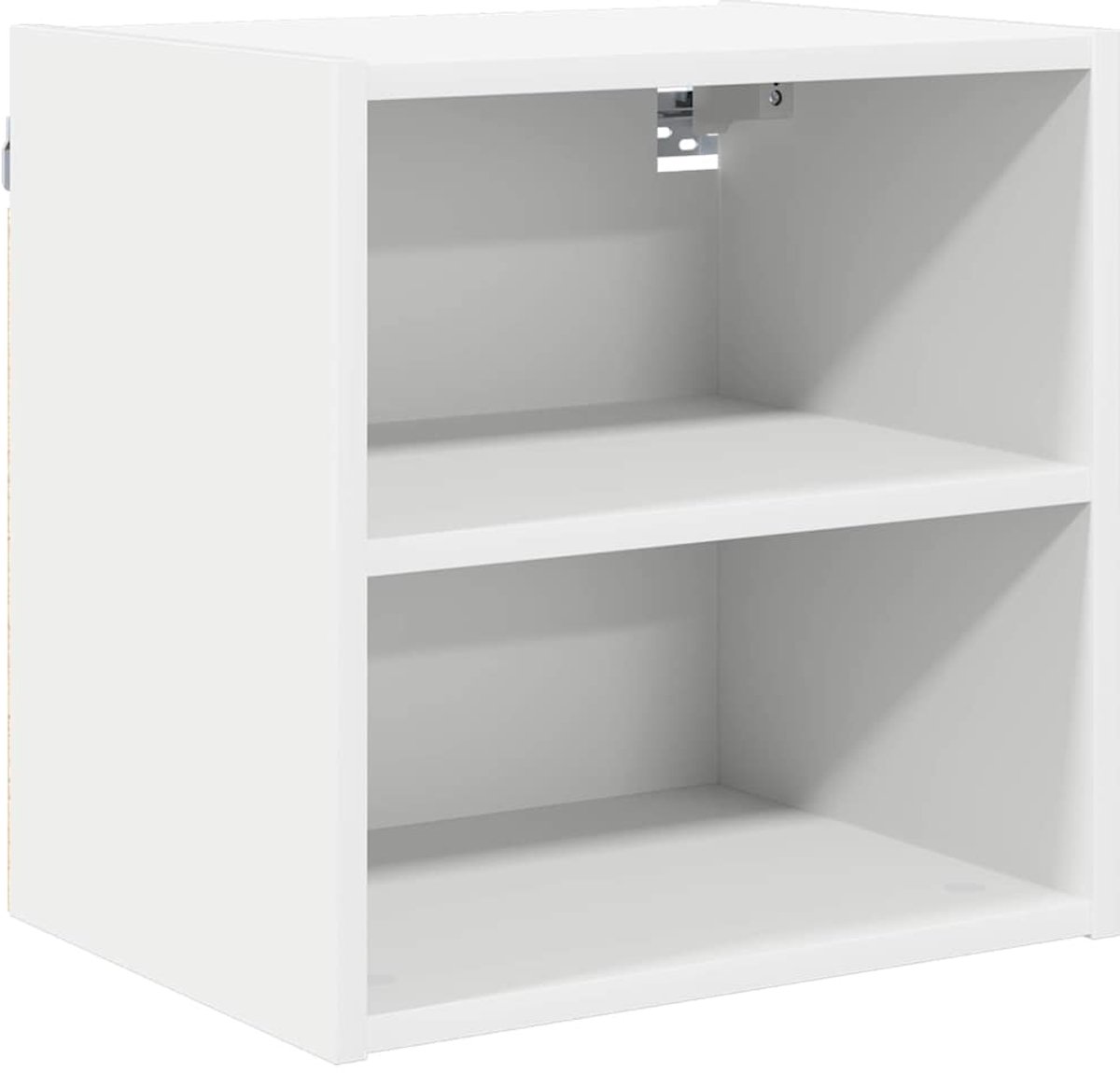 vidaXL Hangkast - Wit - 40 - x - 29,5 - x - 40 - cm - Bewerkt - hout