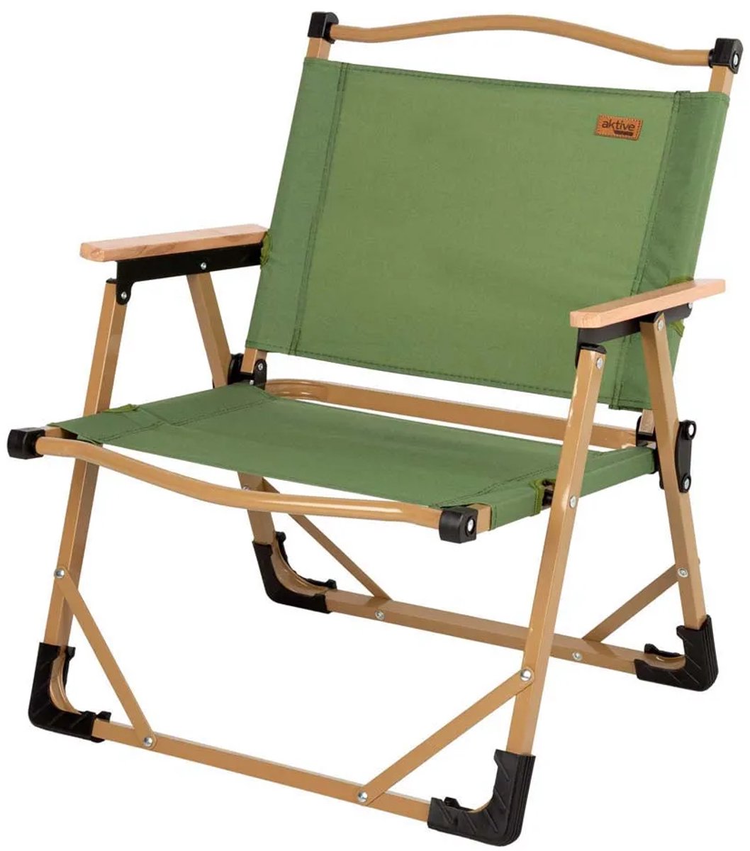 Aktive Glamping 52x45x62 Cm Low Stoel Groen